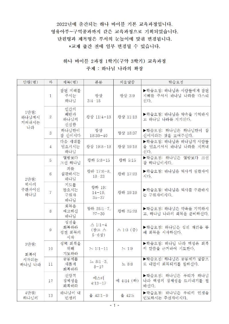 2022년 하나 바이블 기본 교육과정001.png